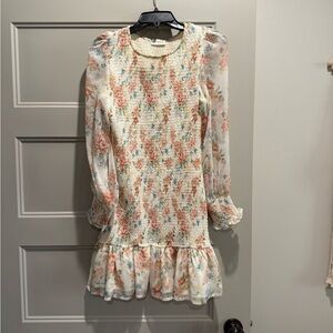 Storia Multicolor Smocked Dress